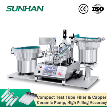 test tube filling capping machine