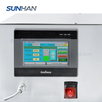 control panel of quantitative filling machine