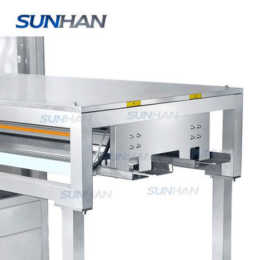 feeding structure of spout pouch filling capping machine