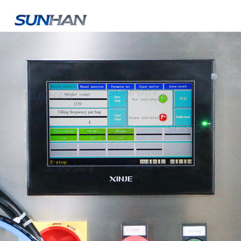 control panel of BIB filling capping machine