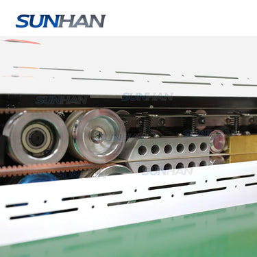 sealing structure of continuous gas flushing sealing machine