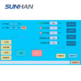 control panel of bopp hot melt labeling machine 