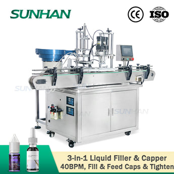 small bottle filling capping machine