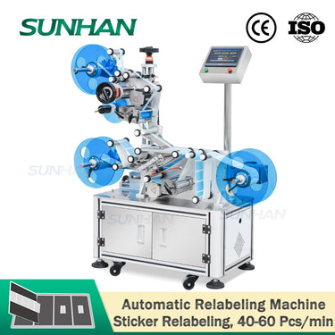 rewinding labeling machine