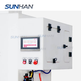 control panel of battery acid filling machine