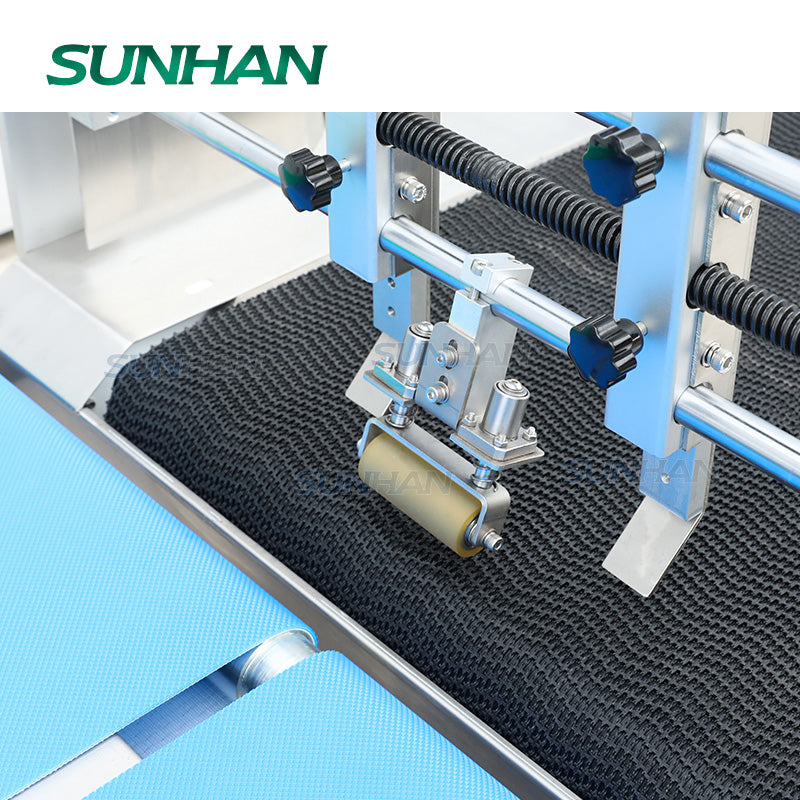 Filterfab Label Machine Fanfold Label Labeling Machine | SH-TB160P2 Flat Carton Box Labeler ...