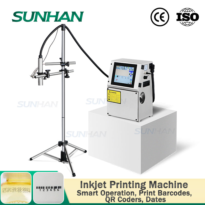 Inkjet Date Coder Machine | SH-IIP800 Automatic Date Coding Printer ...