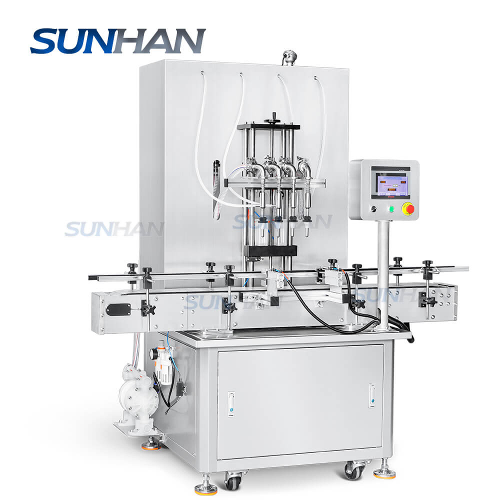 Automatic Spirits Foamy Liquid Bottle Fill-to-Level Filling Machine ...