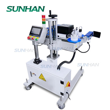 right angle labeling machine