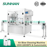 air jet bottle cleaning machine