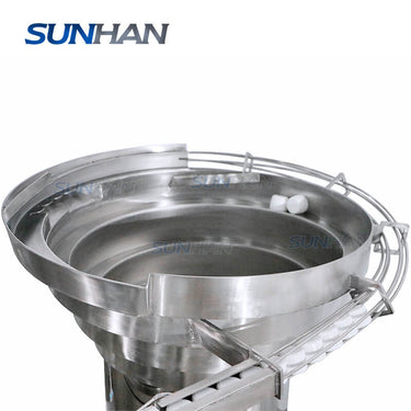 vibrating bowl sorter of monoblock filling capping machine for small bottle