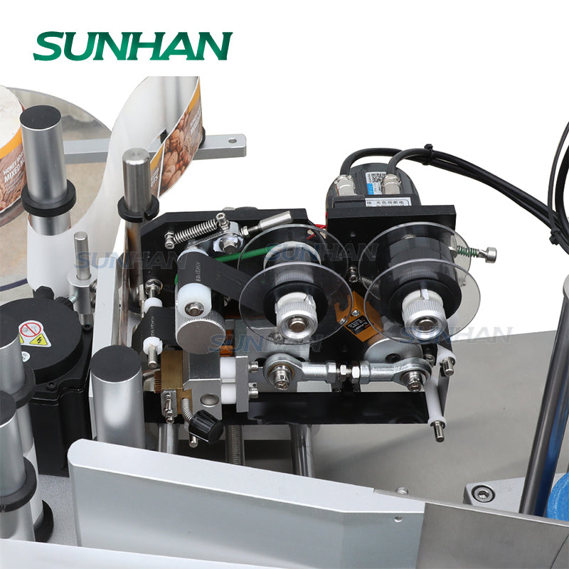Electric Labelling Machine Tabletop Full Electric Labeling Machine | SH-ETB150 Bottle Labeler ...