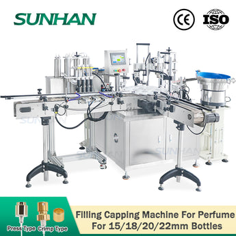 filling capping machine for perfume