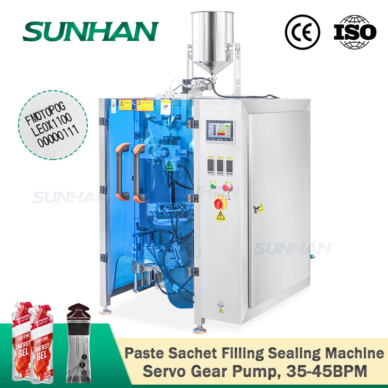 Paste Sachet Filler Sealer | SH-FS05 Energy Gel Packaging Machine ...