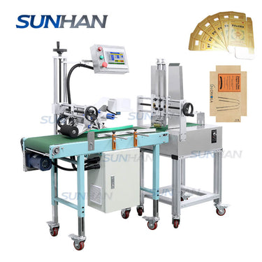 flat chipboard labeling machine