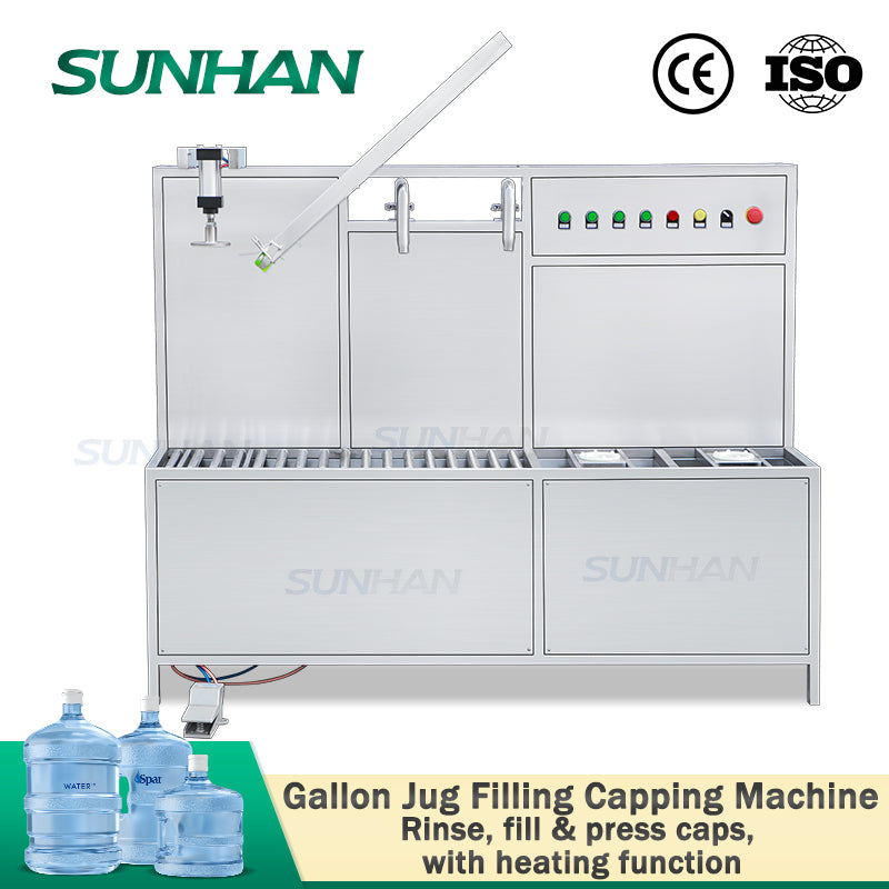 Cod Jug Machine 5 Gallon Water Fillier | SH-AFC100S Mineral Water Jug Filling Capping ...