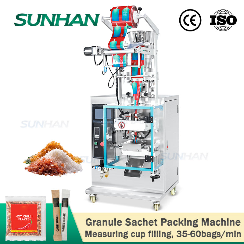 Granule Sachet Packing Machine | SH-FS240KQ Powder Weight Filler Sealer ...