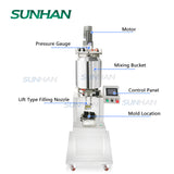 mascara mixing heating filling machine