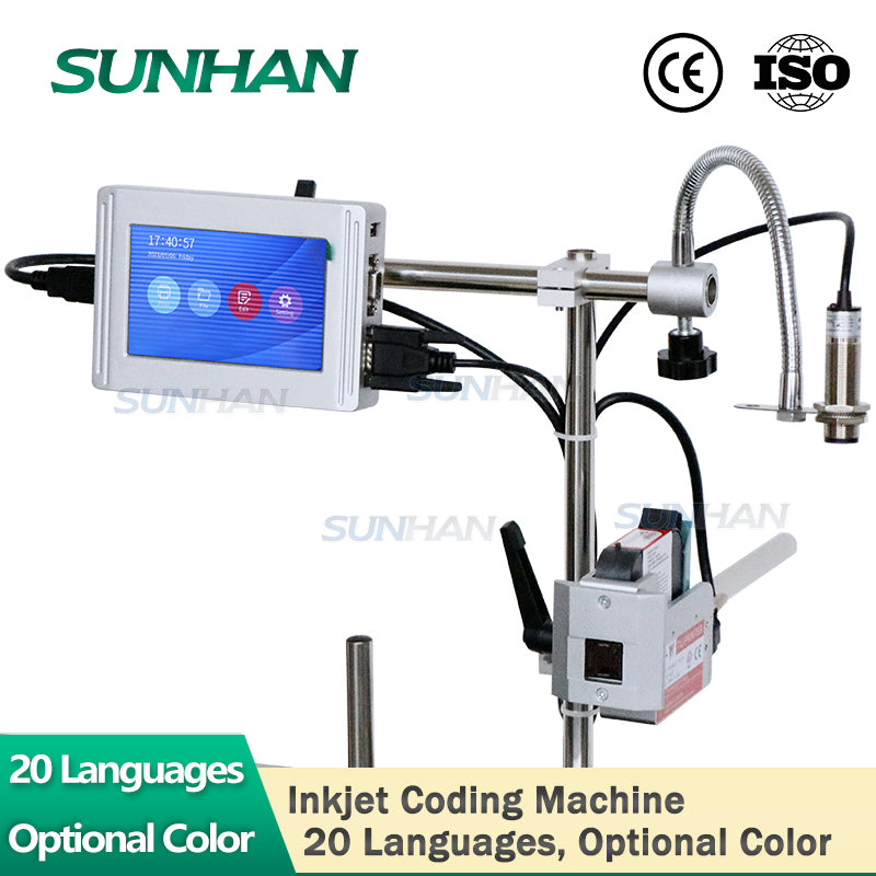 Inkjet Coding Printing Machine | SH-DC127 Online Spray Batch Coder ...