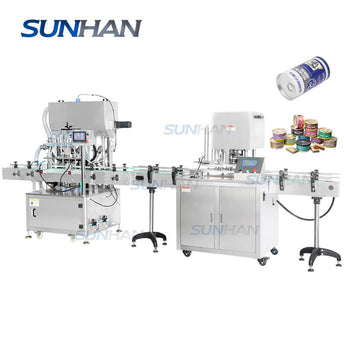 metal cans packaging line 