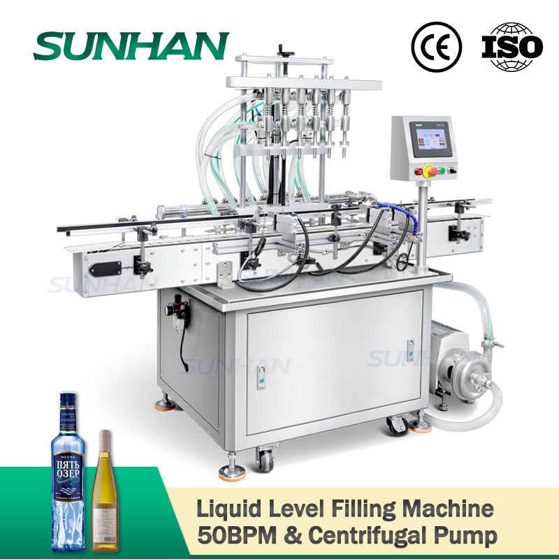 Isobaric Liquid Level Filling Machine | SH-VTZL100 Auto Gravity Filler ...