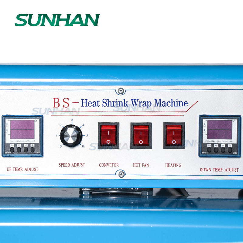 Thermal Wrapper Tabletop Thermal Heat Shrink Tunnel PVC Film Shrinking Wrapper Machine ...