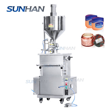 wax paste heating filling machine with mixer