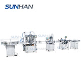 filling capping labeling line for shampoo