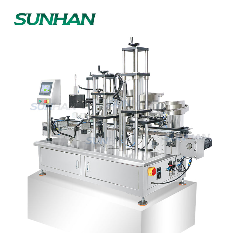 Perfume Crimping Capping Machine | SH-DTYG11U Spray Cap Crimper Capper ...