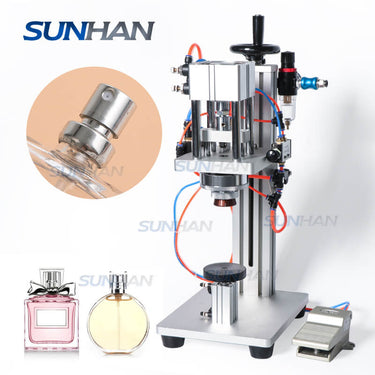 semi-automatic perfume crimping machine