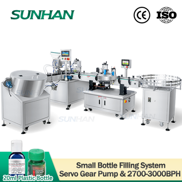 small bottle ink filling line