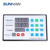 control panel of pocket sprayer filling capping machine