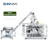 powder filling sealing machine with feeder