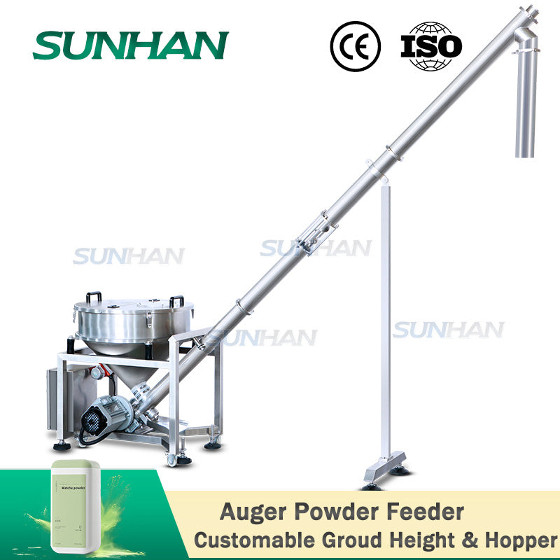 Powder Auger Feeding Machine | SH-SLJ3 Powder Hopper Feeder – SUNHANPACK