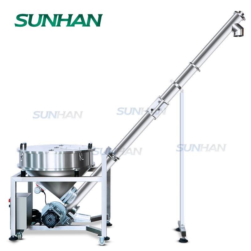 Powder Auger Feeding Machine | SH-SLJ3 Powder Hopper Feeder – SUNHANPACK