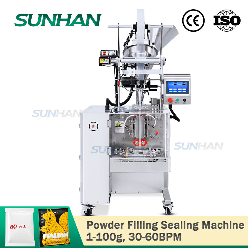 Powder Sachet Packing Machine | SH-FM61 Auger Granule Filler Sealer ...