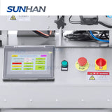 control panel of bottle labeling machine