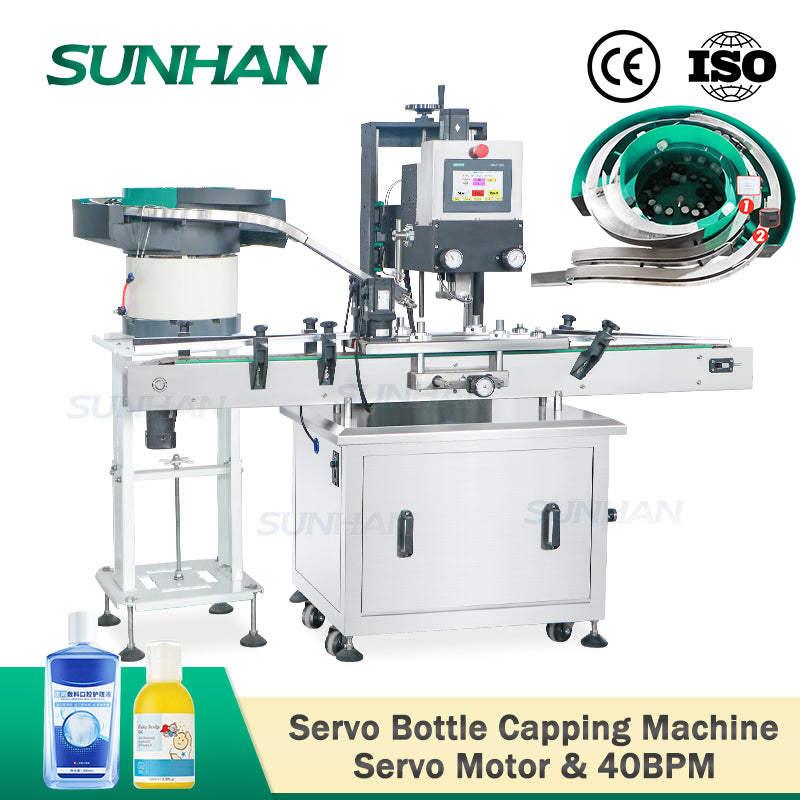 Capping Machine With Cap Feeder | SH-XG440S2 Servo Motor Capper ...