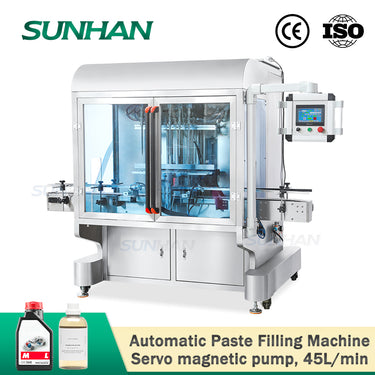 servo paste filling machine with dust cover