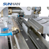 sealing structure of single dose strips packaging machine for serum