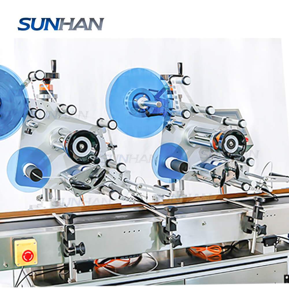 Paper Text Tabs Machine Double Sides Hanging Tab Box Cosmetics Tamper Proof Labeling Machine ...
