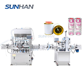 liquid fuel cans filling line