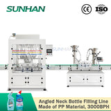 toilet cleaner filling capping machine