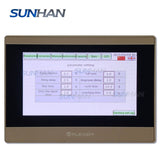 control panel of automotive fluids filling machine