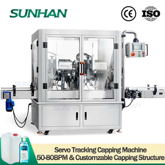 Servo Tracking Type Capping Machine | SH-VTXG2 Linear Follow Capper ...