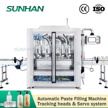 tracking filling machine for shampoo