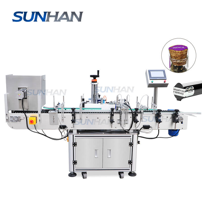 Custom Merchandizing Test Tubes Automatic Perfume Oil Test Tube Sticker Horizontal Labeling Machine ...