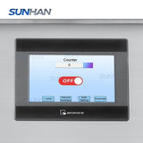 control panel of vial filling capping machine