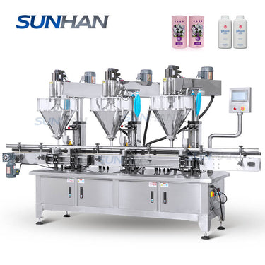 3 Heads Powder Filling Machine