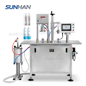 Aerosol Spray Cans Filling Capping Machine